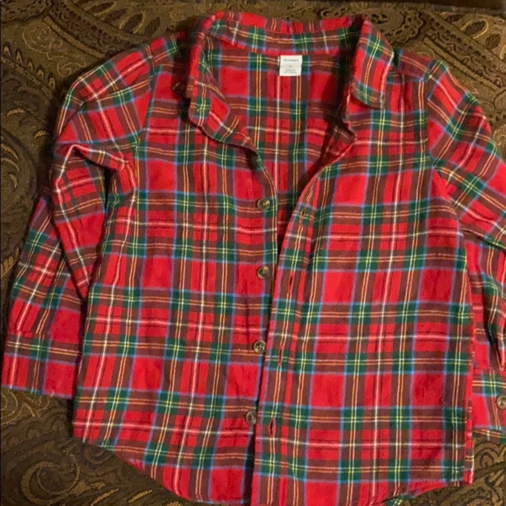 Old Navy Plaid Shirt-4t